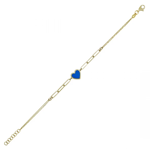 Altın Kalp Bileklik T075908 ürün görseli 1