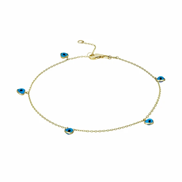 Altın Nazar Boncuk Halhal T075781 ürün görseli 1