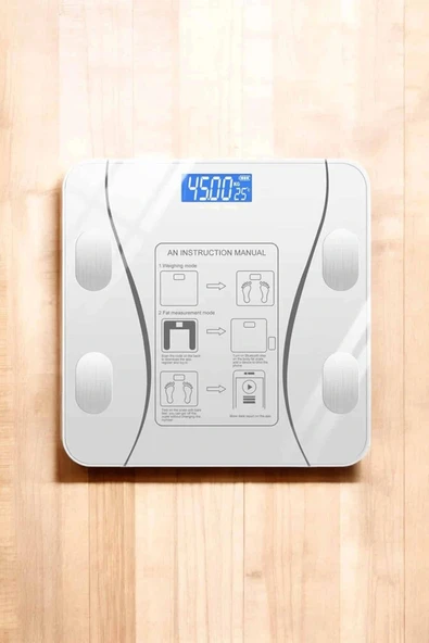 LitaeTrend Akıllı TLT Dijital Baskül Yağ Su Kas Vücut Kitle Kilo Ölçer TLT - Resim 3