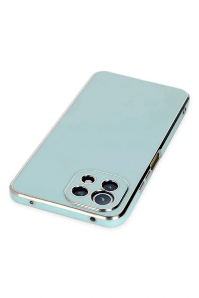 LitaeTrend Xiaomi Mİ 11 Lite Kılıf Volet Silikon - Açık Yeşil - Resim 4