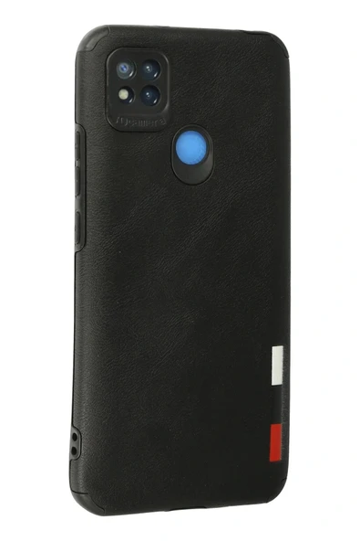 LitaeTrend Xiaomi Redmi 9C Kılıf Loop Deri Silikon - Siyah - Resim 3