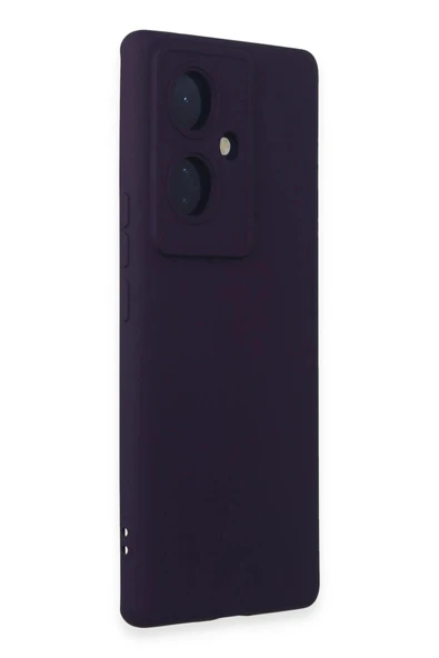 LitaeTrend Vivo V29 Lite Kılıf Nano içi Kadife Silikon - Mor - Resim 2