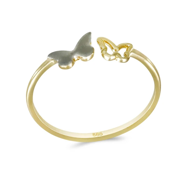 Altın Kelebek Yüzük T075522 ürün görseli 1