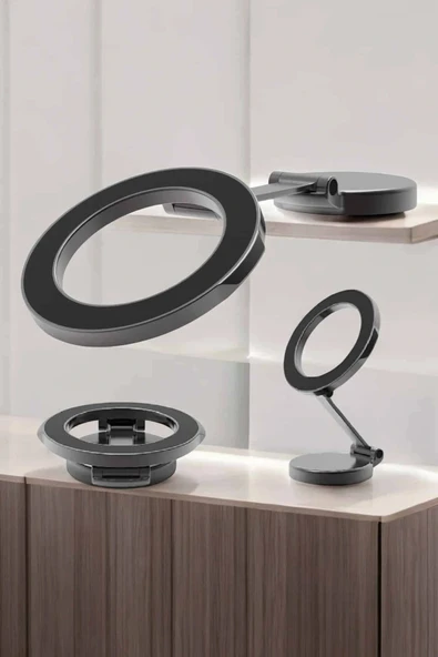 LitaeTrend Yeni Nesil Araç İçi Mıknatıslı Telefon Tutacağı Tüm Telefonlara Uyumlu - Resim 5