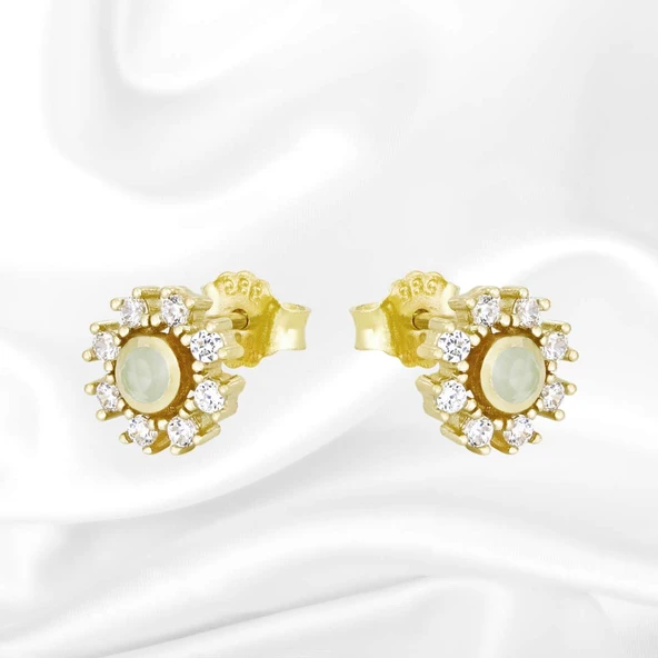 Altın Çiçek Küpe ürün görseli 1