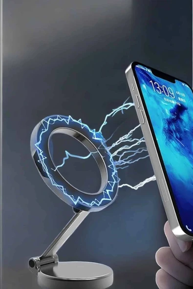 LitaeTrend Telefon Tutucu Tüm Arabalara Uyumlu Araç İçi Katlanabilir Manyetik Tasarım - Resim 2