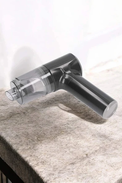 LitaeTrend Üflemeli Güçlü Vakumlu Ev Ofis Araç Süpürgesi El Süpürgesi Şarjlı - Resim 2