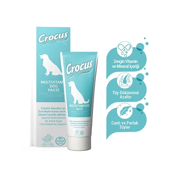 Crocus Multivitamin Köpek Macunu 100 Gr ürün görseli 1