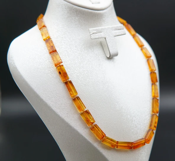 Damla Kehribar Kolye sk000136 - Resim 3