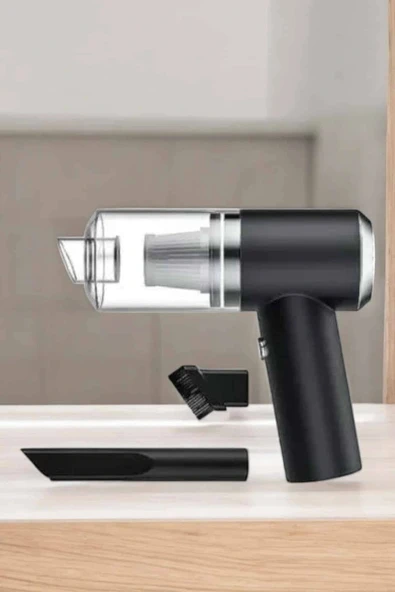 LitaeTrend Araç İçi Süpürge Filtreli Şarjlı Süpürge Vakumlu Yıkanabilir - Resim 4