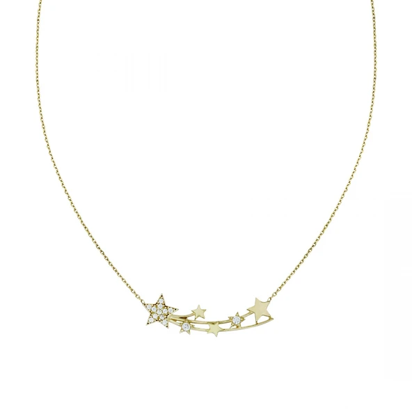 Altın Yıldız Kolye T076049