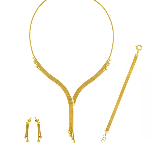 Altın Üçlü Set T076037-T076038-T076039 ürün görseli 1
