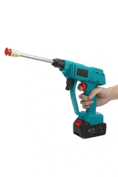 LitaeTrend Şarjlı Ve Yüksek Basınçlı Oto Yıkama Makinesi Ve Sulama Tabancası Bahçe Yıkama Makinesi - Resim 4