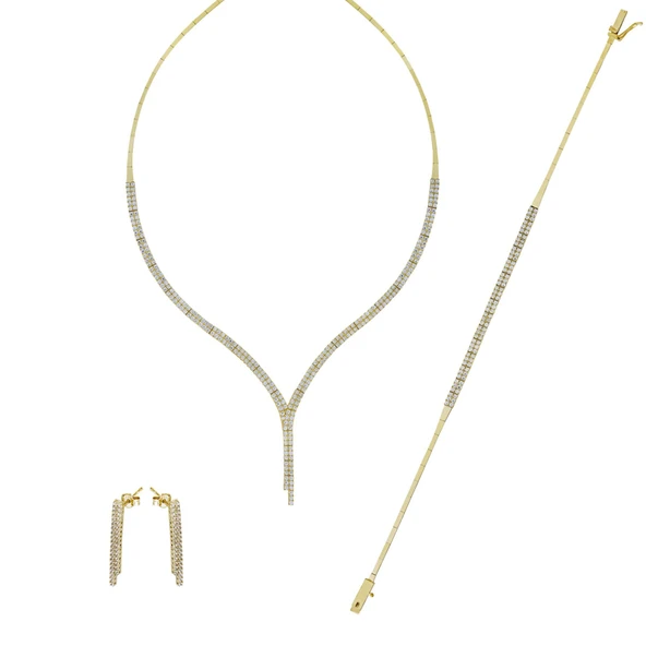 Altın Üçlü Set T074542-T074543-T074544 ürün görseli 1