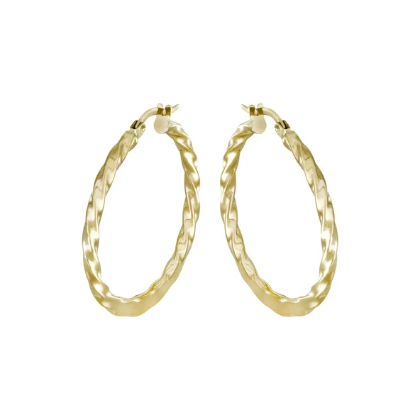 Altın Halka Küpe T075364 ürün görseli 1