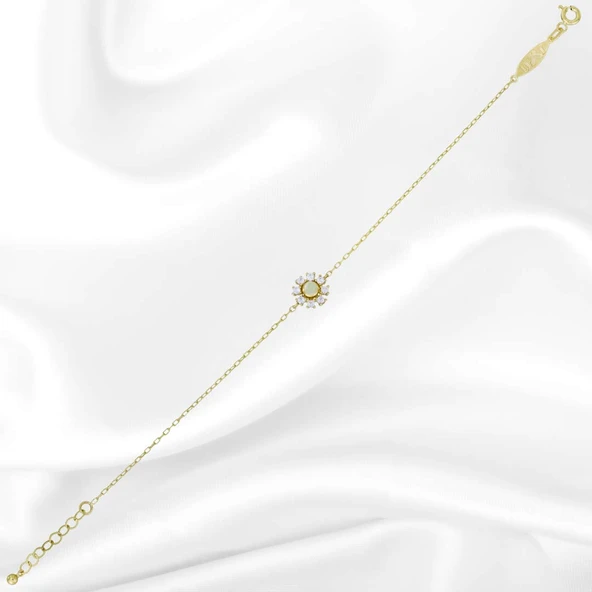 Altın Papatya Bileklik