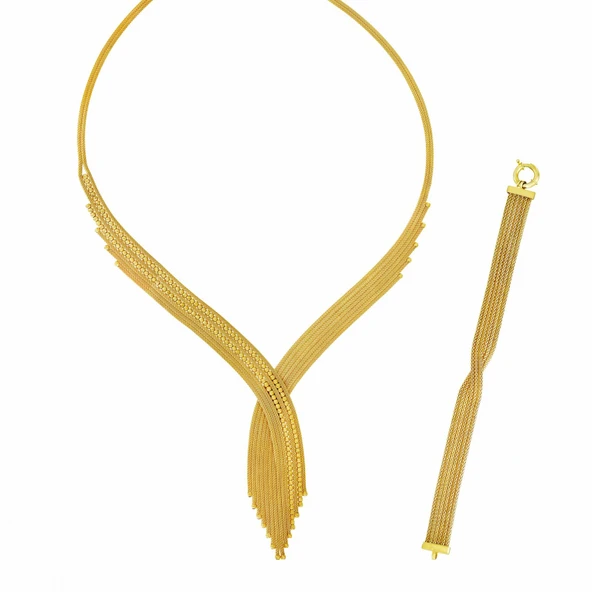 Altın İkili Set T074663-T073126 ürün görseli 1