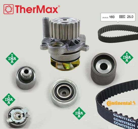THERMAX T15.173 DEVİRDAİMLİ EKSANTRİK GERGİ KİTİ CRAFTER-T6-A3-JETTA-CADDY-POLO-PASSAT 1.2-1.6-2.0 TDI CAYB/C/D-CAAB 03L198119A-03L198119B-03L198119C ürün görseli 1