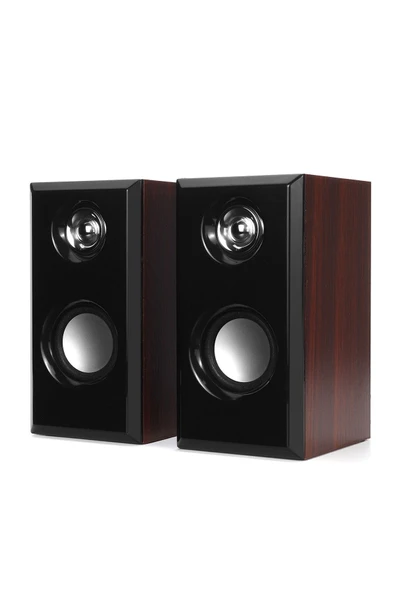 Concord C-8003 Usb Ahşap Desen Pc Hoparlör Subwoofer Ses Sistemi 2.0 ürün görseli 1