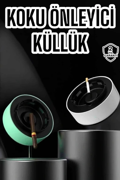 LitaeTrend Dumanı Içine Çeken Küllük Kokuyu Hapseden Küllük Akıllı Kokusuz Küllük ürün görseli 1