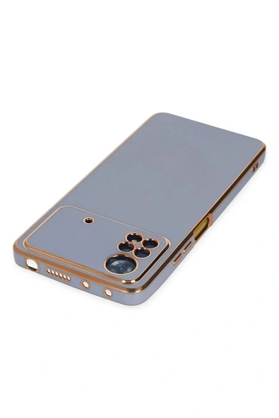 LitaeTrend Xiaomi Poco X4 Pro 5G Kılıf Volet Silikon - Mavi - Resim 5