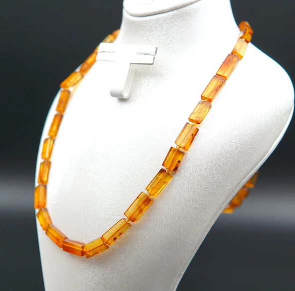 Damla Kehribar Kolye sk000136 - Resim 2