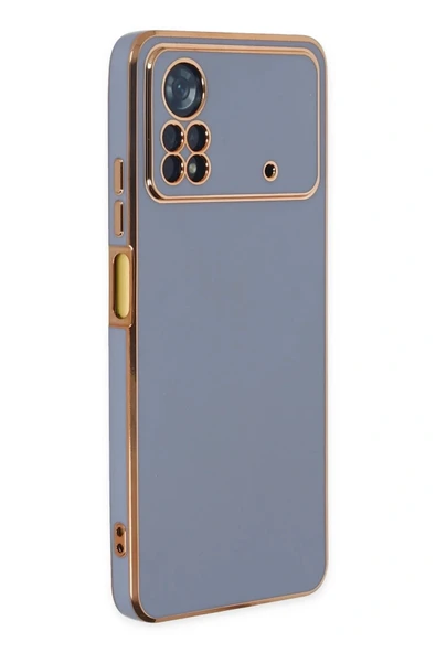 LitaeTrend Xiaomi Poco X4 Pro 5G Kılıf Volet Silikon - Mavi ürün görseli 1