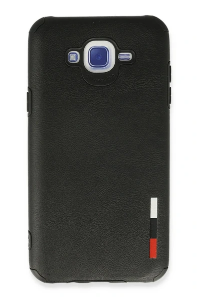 LitaeTrend Samsung Galaxy J7 Kılıf Loop Deri Silikon - Siyah ürün görseli 1