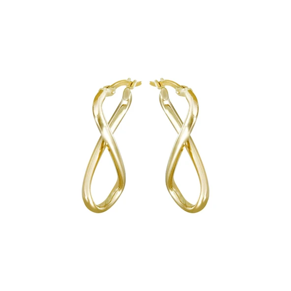 Altın Sonsuzluk Küpe T075437 ürün görseli 1