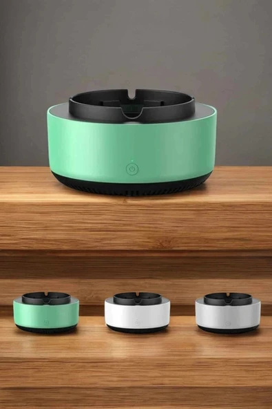 LitaeTrend Dumanı Içine Çeken Küllük Kokuyu Hapseden Küllük Akıllı Kokusuz Küllük - Resim 3