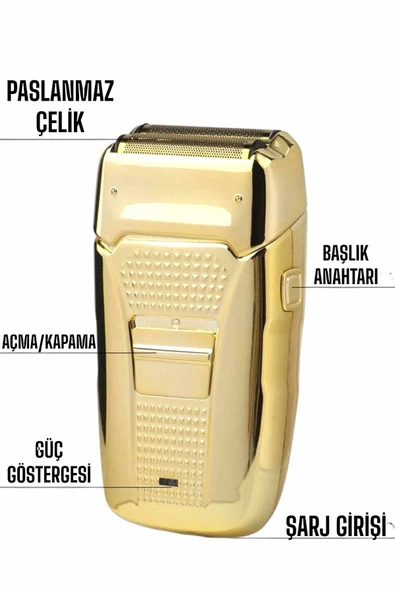 LitaeTrend Tıraş Makinesi Sinek Kaydı Saç Sakal ve Vücut Tıraşına Uygun - Resim 5