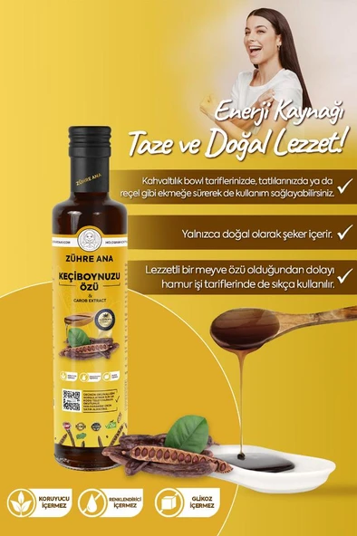 Zühre Ana Keçiboynuzu Özü 350 Gr - Resim 3