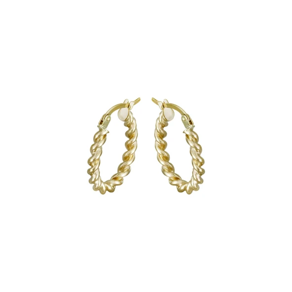 Altın Halka Küpe T075360 ürün görseli 1