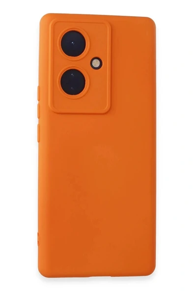 LitaeTrend Vivo V29 Lite Kılıf Nano içi Kadife Silikon - Turuncu ürün görseli 1