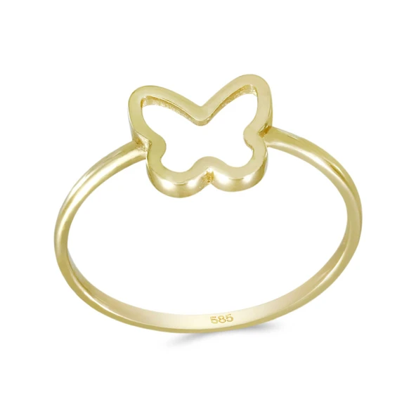 Altın Kelebek Yüzük T075313