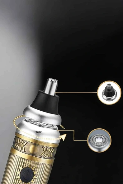 LitaeTrend Profesyonel Saç Sakal ve Vücut Tıraşına Uygun Sıfır Sinek Kaydı Tıraş - Resim 2