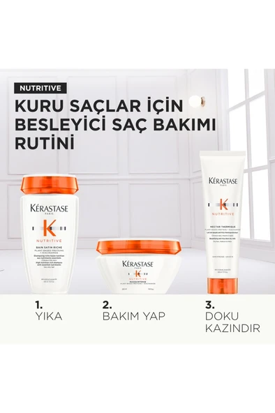 Nutritive Nutritive Kuru Saçlar Için Üçlü Set - Resim 8