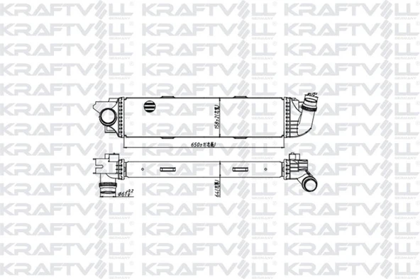 Renault Turbo Radyatoru Nissan Nv300 Vivaro Traffıc III 1.6 Cdti 14> Nv300 - Kraftvoll 80900101 ürün görseli