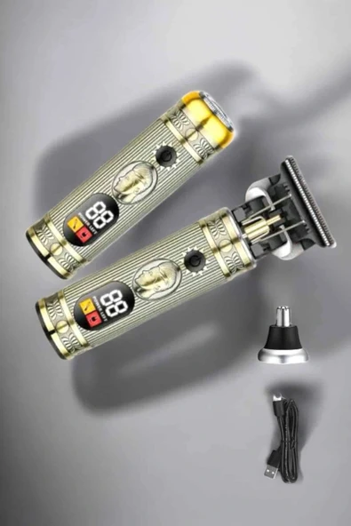 LitaeTrend Tıraş Makinesi Üç Başlıklı Saç Sakal ve Vücut Tıraşına Uygun - Resim 4