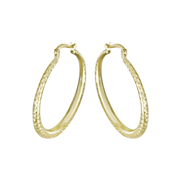 Altın Halka Küpe T075409 ürün görseli 1