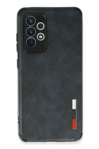 LitaeTrend Samsung Galaxy A72 Kılıf Loop Deri Silikon - Lacivert ürün görseli 1