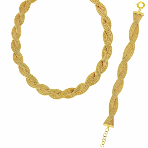 Altın İkili Set T074669-T074668 ürün görseli 1