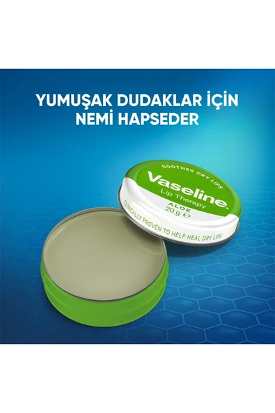 Dudak Kremi Lip Therapy Aloe Vera 20 gr - Resim 4