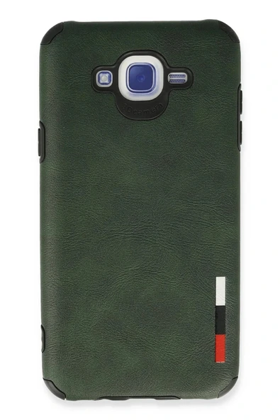 LitaeTrend Samsung Galaxy J7 Kılıf Loop Deri Silikon - Yeşil ürün görseli 1