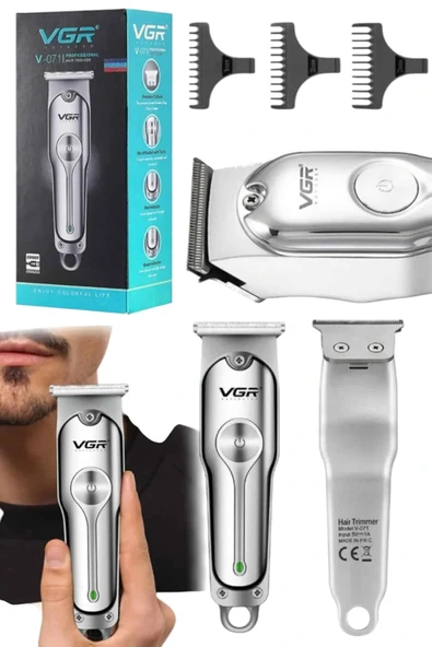 LitaeTrend Tıraş Makinesi Profesyonel Tasarım Paslanmaz Çelik Bıçaklı - Resim 5