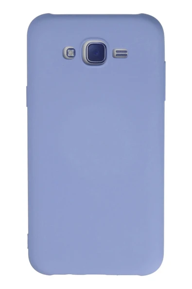 LitaeTrend Samsung Galaxy J7 Kılıf Nano içi Kadife Silikon - Lila ürün görseli 1