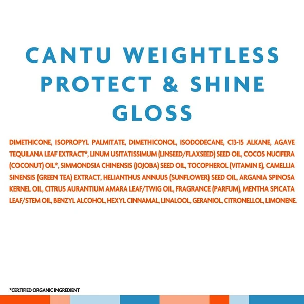 Cantu Weightless Isı Koruyucu ve Parlaklık Veren Saç Serumu - Dalgalı ve Kıvırcık Saçlar 100 mL - Resim 7