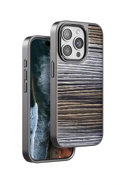 LitaeTrend iPhone 14 Pro Wave Kapak - Sarı ürün görseli 1