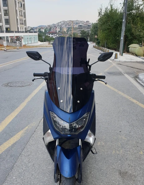 MOTOCAM SFM Pyrexia 150 Siperlik Ön Cam 2023-2025 Model 69cm Siyah Renkli 4mm ürün görseli