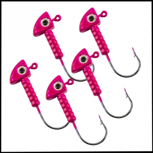 Uyguna-Yakala Pembe - 8 Gr  Zoka - Kurşunlu Olta İğnesi  -5 Adet-ALA.238 ürün görseli